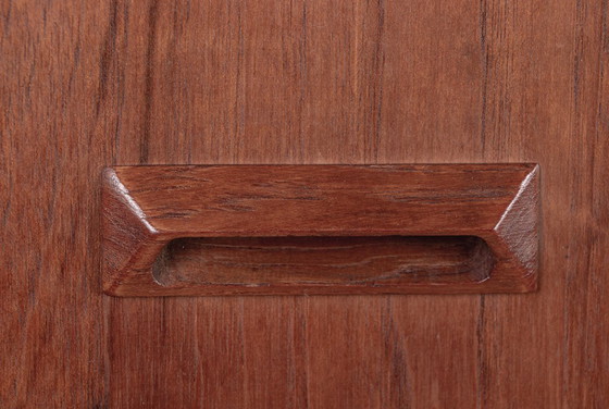 Image 1 of Deense Teak ladekast, 4 lades, van Borge Mogensen voor Søborg Mobelfabrik.