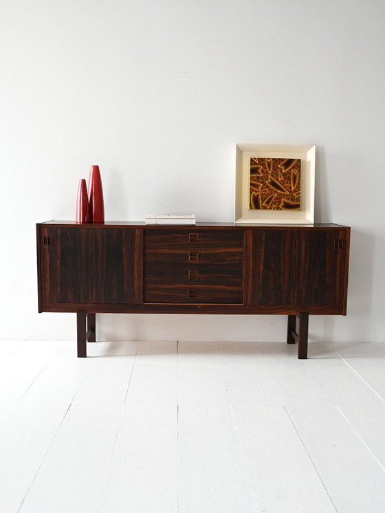 Image 1 of Scandinavisch dressoir van palissanderhout uit de jaren 60