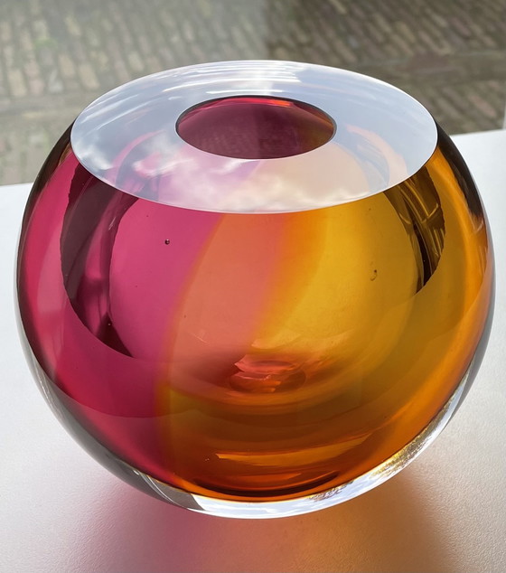 Image 1 of Objet en verre unique « CANDY » de l'artiste verrier George Broft