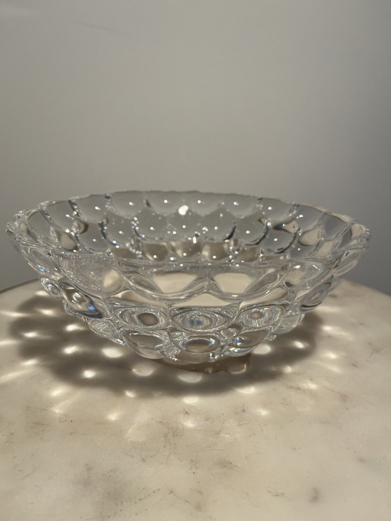 Image 1 of Ciotola vintage in cristallo Orrefors "Raspberry" - Anne Nilsson