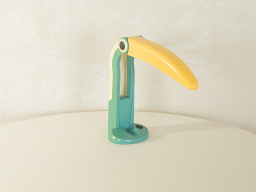 Toucan lamp, H.T. Huang, 1980s, Vintage