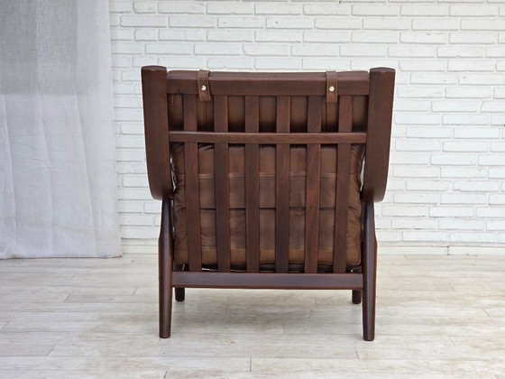 Anni '70, design danese di H.J.Wegner, poltrona schienale alto, modello GE530. – Hans Wegner, Poltrone (photo 13 of 26)