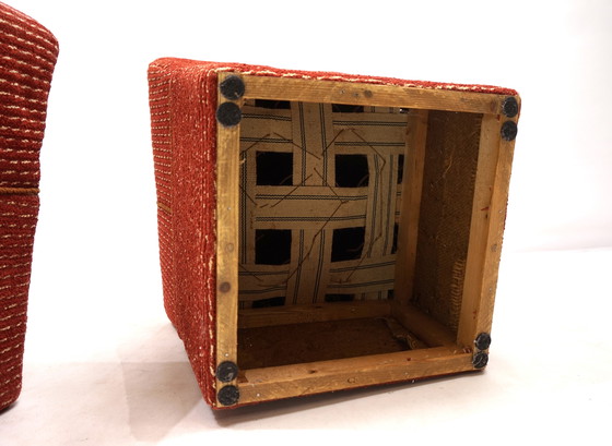 Image 1 of Halabala set of 2 tabouret stools for UP Zavody, 1930