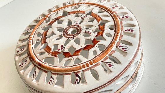 Ambachtelijke Geëmailleerde Terracotta Wandlamp – Wandlampen, Keramiek (photo 6 of 27)
