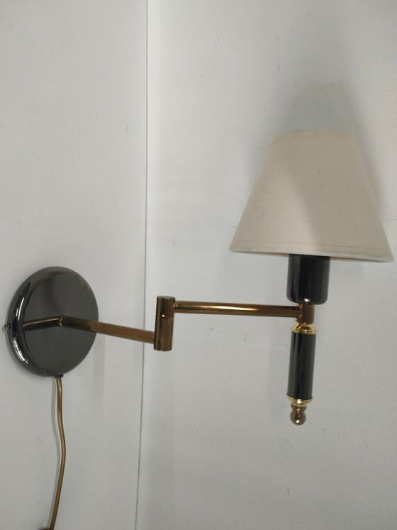 Vintage brass swivel/hinged lamp (70s/80s) – HB, Wall lights, Other (photo 6 of 7)