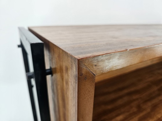 Image 1 of Anrichte aus Teakholz mit Eisenstruktur, 1960