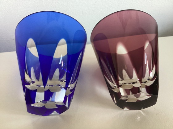 Image 1 of 2 VEB Glaswerke crystal cocktail glasses