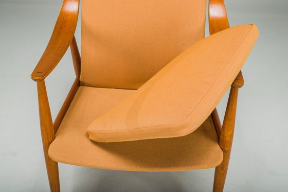 Image 1 of Chaise longue en teck du Mid Century par Peter Hvidt & Orla Mølgaard pour France & Søn / France & Daverkosen, années 1960