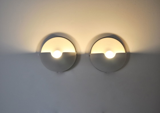 Image 1 of 2x Mezzanotte Wall Lamps by Harvey guzzini