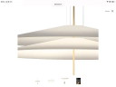 Suspension Vibia imitation flamant rose