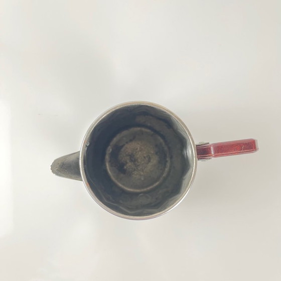 Image 1 of Set da caffè vintage in metallo cromato e bachelite, anni '40/'50