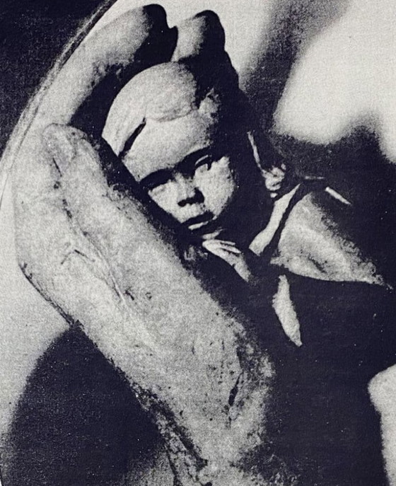 Image 1 of Jan van den Dobbelsteen - Large numbered lithograph with boy