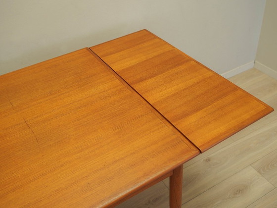 Image 1 of Teakhouten tafel, Deens ontwerp, jaren 70, productie: Denemarken