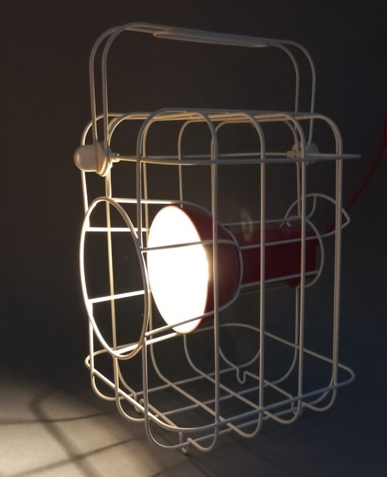 Image 1 of Matali Crasset 'Nomad' diseño industrial LED lámpara de mesa iKEA 2017