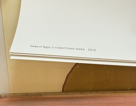Yoshitomo Nara Poster “Dead of Night” 51.5x36.4 – Giclée Prints, Paper (photo 4 of 5)