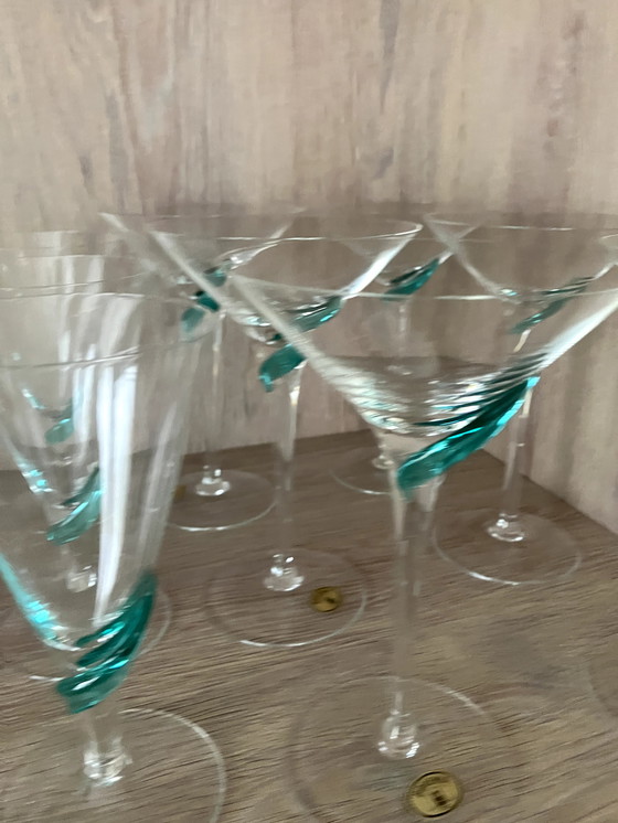 Image 1 of Compleet Glasservies Kristal +/-1990 Handgemaakt