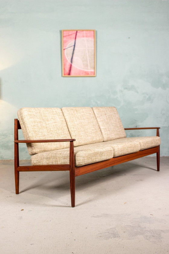 Image 1 of Canapé vintage en teck Grete Jalk France and Son, milieu du siècle