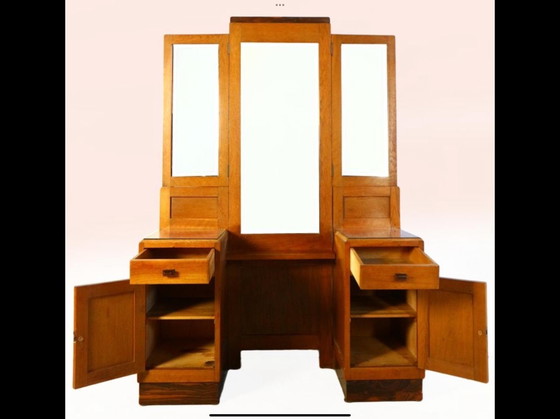 Image 1 of Comò/toletta scuola di Amsterdam retrò Art Deco