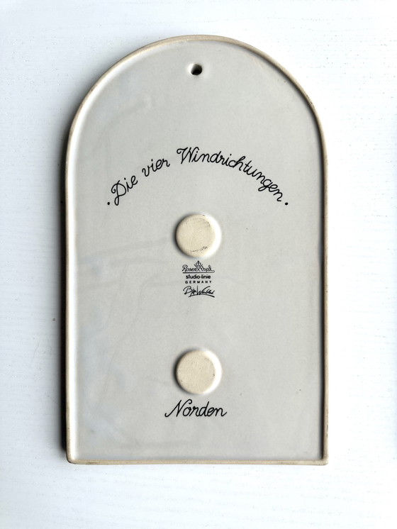 Image 1 of Rosenthal – Set of 3 “The Four Wind Directions” - Bjorn Wiinblad