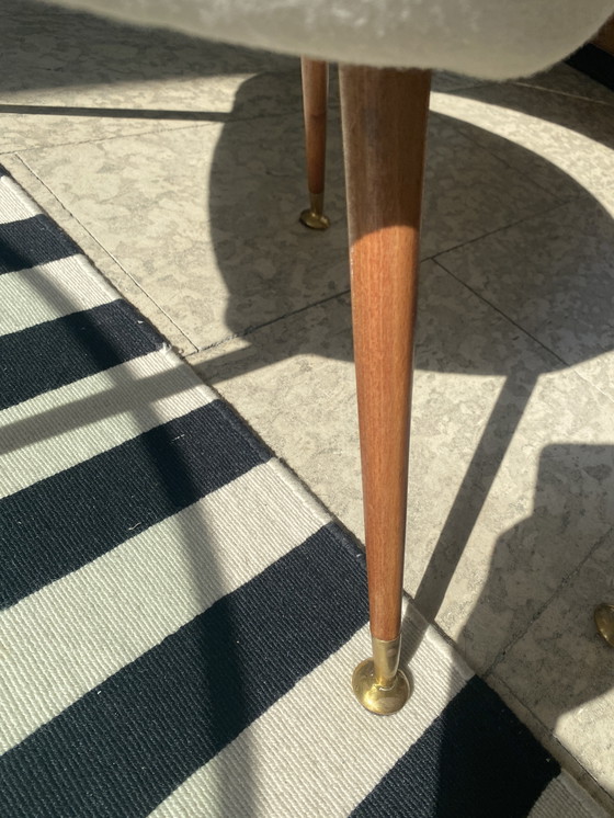 Image 1 of Pair of Rare Italian Mid-Century Lounge Chairs in the style of Model DU 55 P by Gastone Rinaldi
