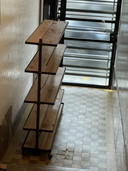 Industrial Shelving Cabinet From Linen Factory