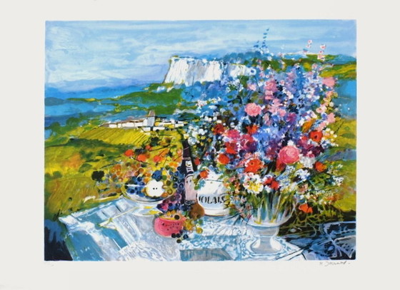 Image 1 of Monique JOURNOD En Beaujolais Signed lithograph 1992