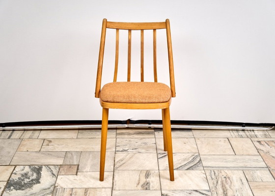 Image 1 of Set van 3 eetkamerstoelen van A. Suman, jaren 60, Tsjechoslowakije