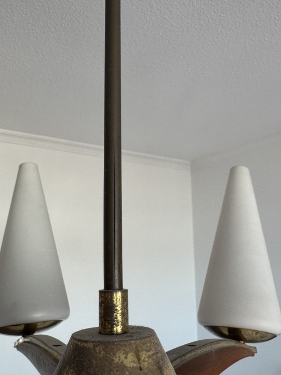 Lampada Rupert Nikoll Anni '50 – Lampade a sospensione, Wood (photo 6 of 6)