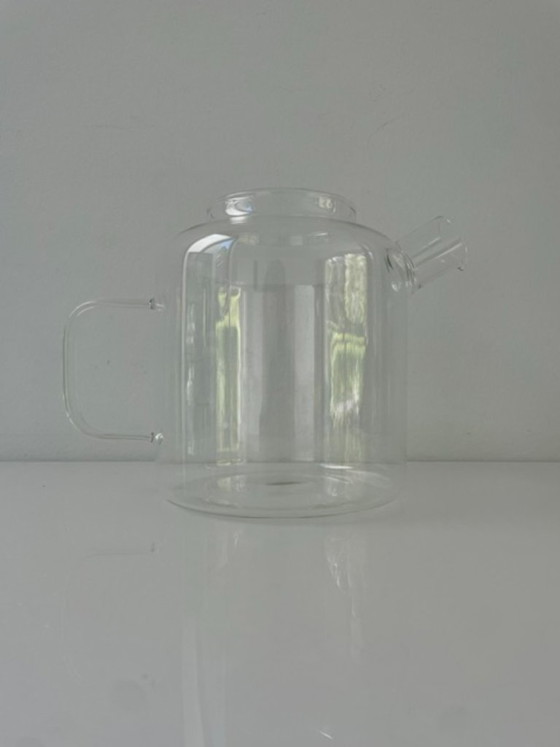 Image 1 of Scandinavian design borosilicate glass teapot 1.5L