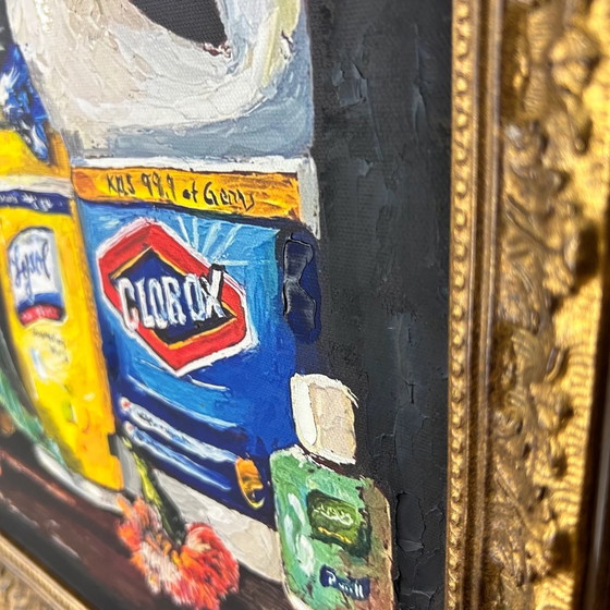 Image 1 of Dave Pollot - 'Dry Run' - Pintura al óleo en seco sobre impresión limitada (1/5)