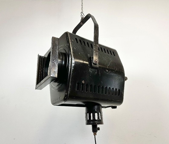 Image 1 of Vintage Black Theatre Spotlight, 1950s