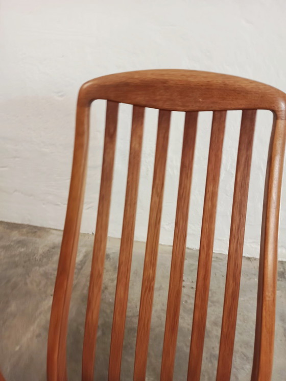 Image 1 of 6 sedie da pranzo danesi di metà secolo di Schou Andersen