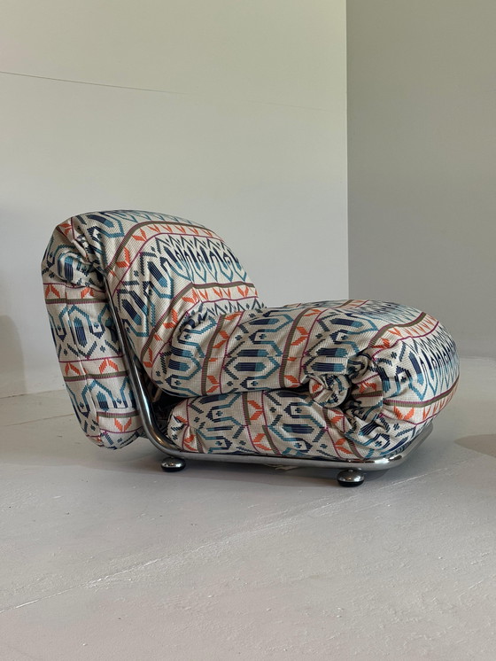 Image 1 of Verchromte italienische Loungesessel