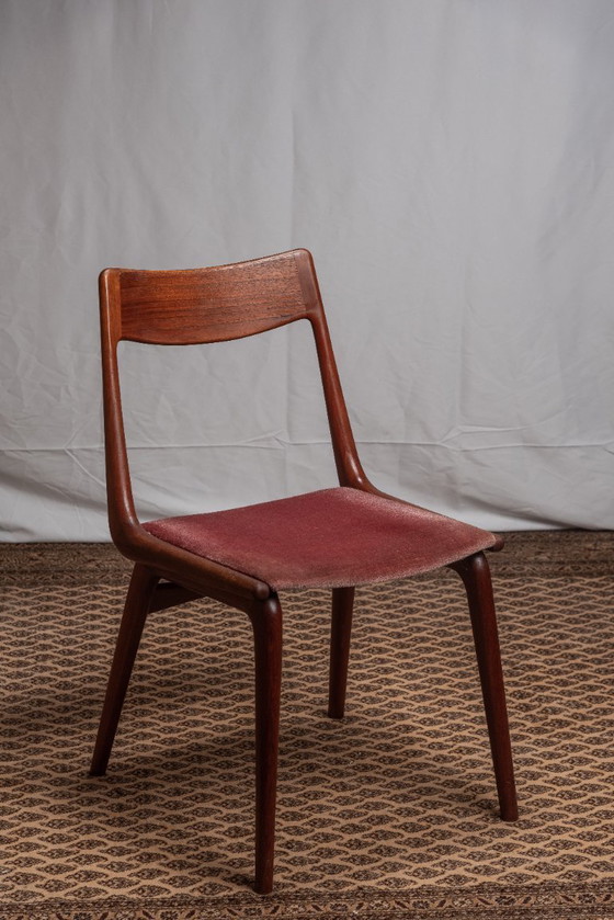 Image 1 of Sedie da pranzo Boomerang di Alfred & Erik Christensen per Slagelse Møbelværk, set di 2