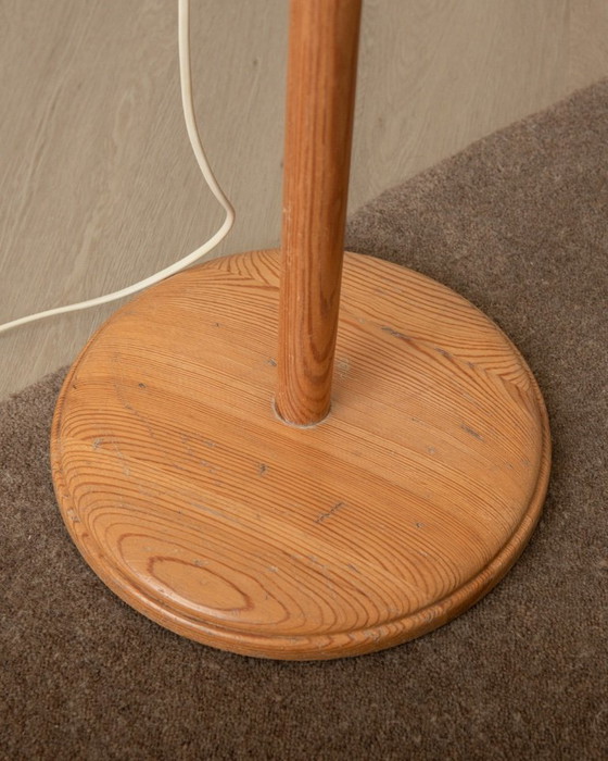 Vintage Deense grenenhouten verstelbare vloerlamp van +LYS Denemarken, jaren 60, Scandinavische moderne (photo 16 of 16)