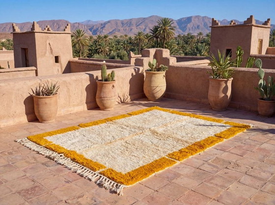 Luxe handgemaakt Marokkaans Berber tapijt 160/175 cm – Vloerkleden en tapijten, Wool (photo 3 of 8)