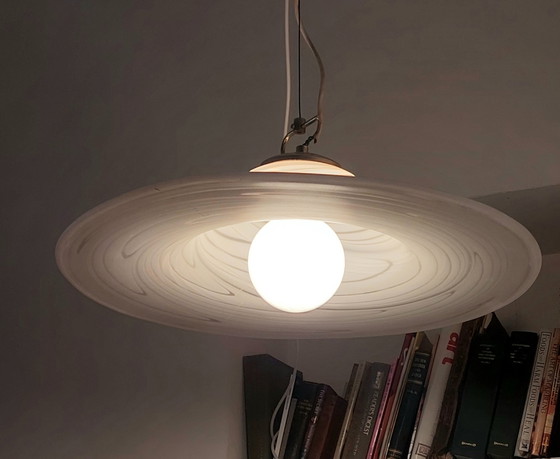 Image 1 of Suspension de grande taille, style futuriste, en verre de Murano