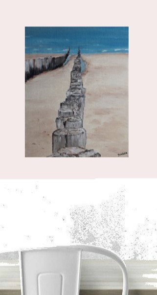 Image 1 of 3x Strandgemälde