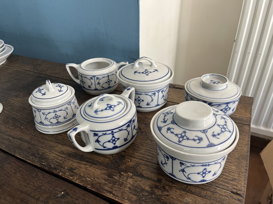 Image 1 of Blau Saks Strohblume servies compleet 150+