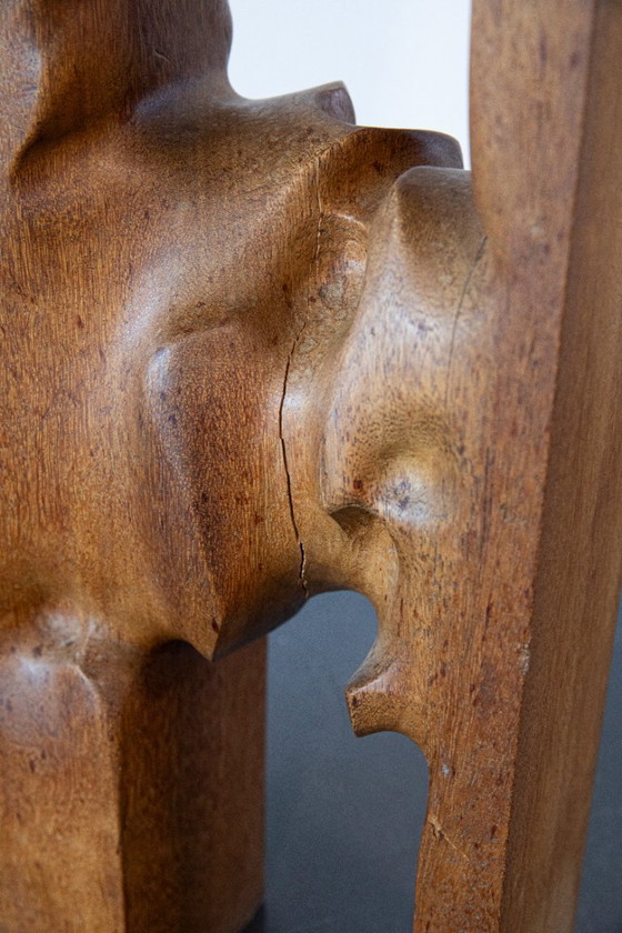 Image 1 of Scultura astratta in legno