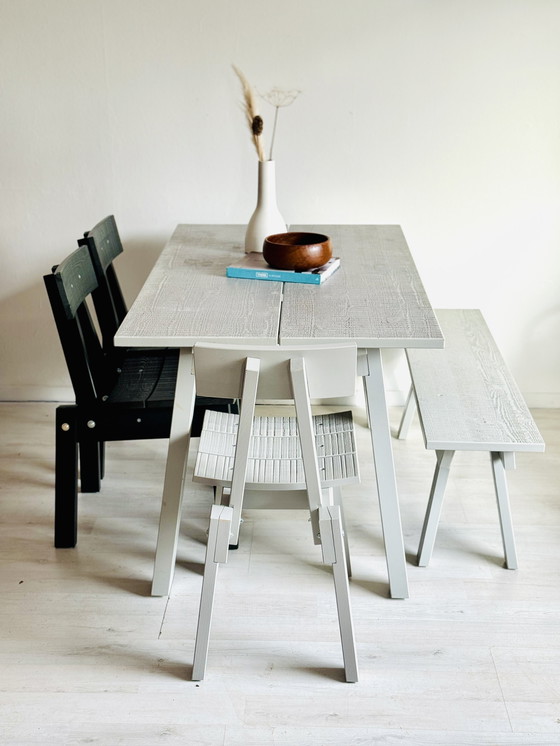 Image 1 of Sillas Ikea Industriell Piet Hein Eek verde oscuro