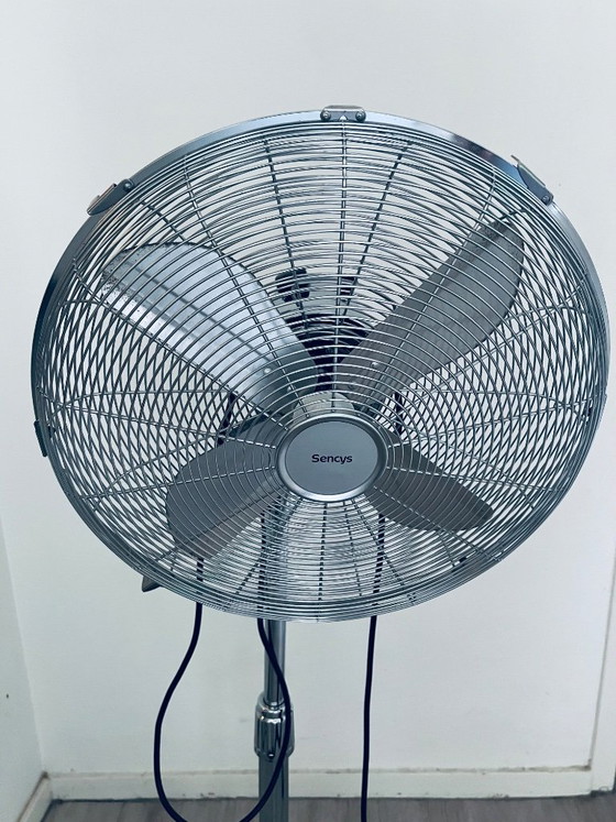 Sencys Statiefventilator - Zo Goed Als Nieuw - Verchroomd – Decoratie, Metal, Chrome (photo 7 of 11)