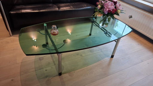 Table basse en verre