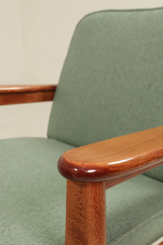 Image 1 of Paire de fauteuils vintage menthe vert 1970