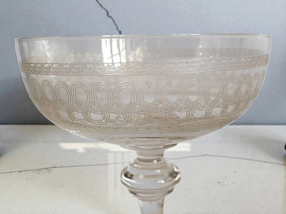 7 kristallen champagnecoupes – Glazen & Karaffen, Crystal, Glass (photo 4 of 6)