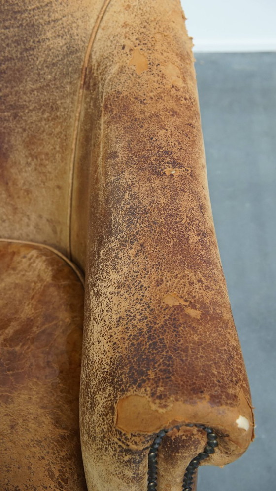 Image 1 of Schafsfell-Clubsessel von Nico van Oorschot