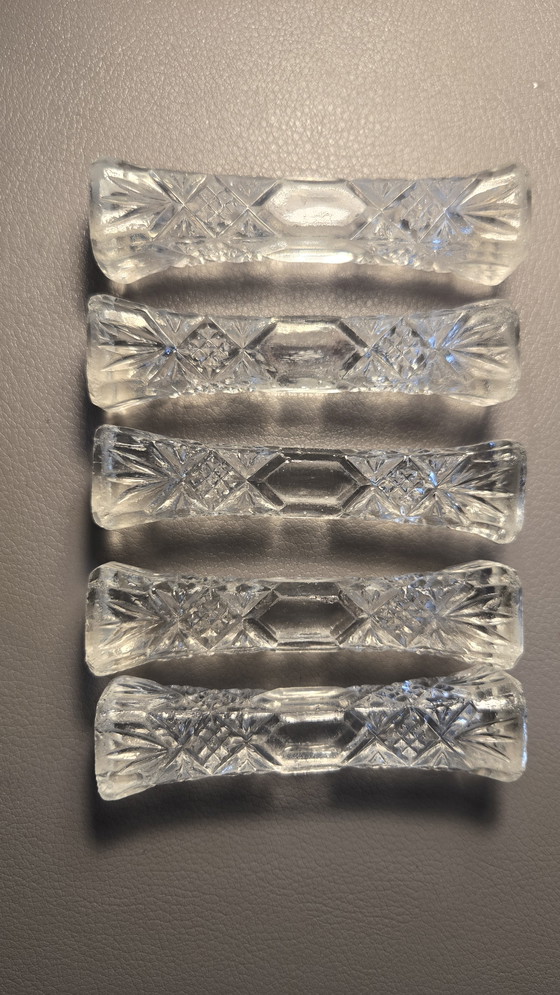 Image 1 of Sets de table vintage en cristal et verre