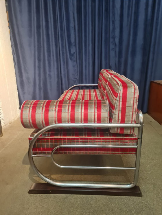 Image 1 of Bauhaus tubular sofa