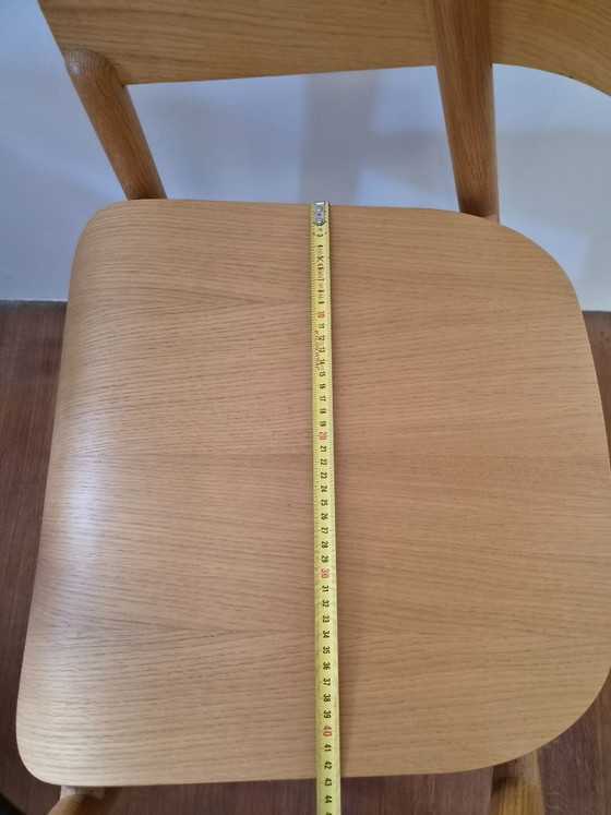 Image 1 of Set of two oak Mava chairs by design brand Punt