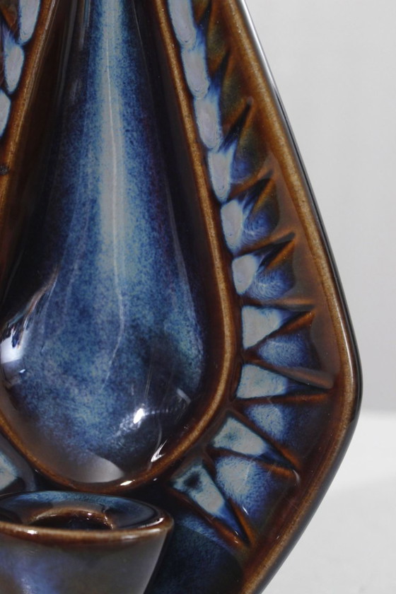 Image 1 of Einar Johansen & Søholm Stentøj - Vintage wall candle holder Denmark 1960s